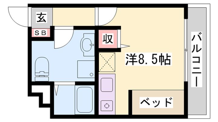 プライム英賀保の間取り