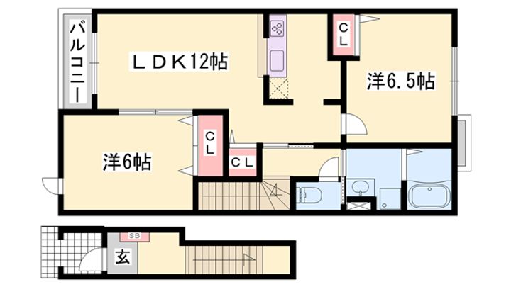 ウッドパストラルⅠの間取り