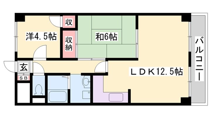ソフィア21千鳥302の間取り