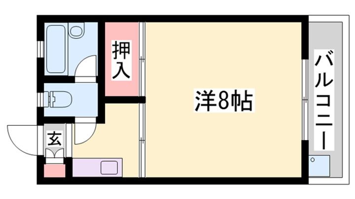 シャルムYAMA204の間取り