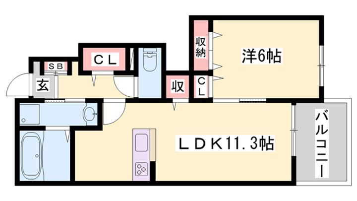 PLATA Ⅰの間取り