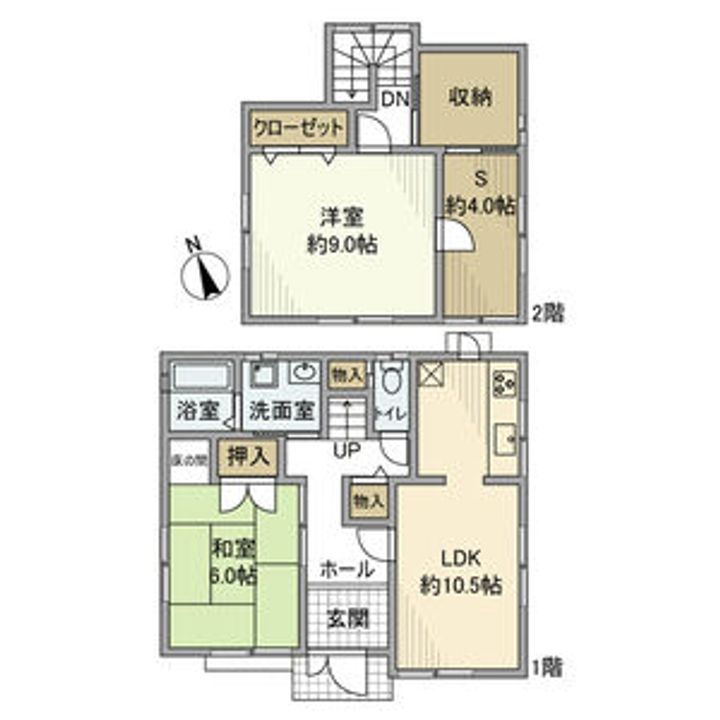 兵庫県加古川市平岡町一色(一戸建)の賃貸物件の間取り