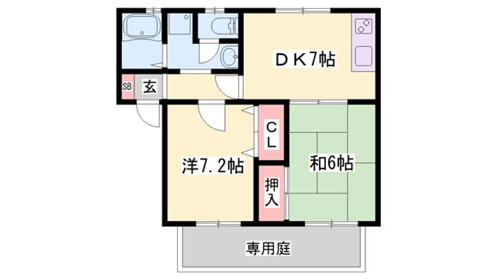 ビラ・ハイカムールの間取り