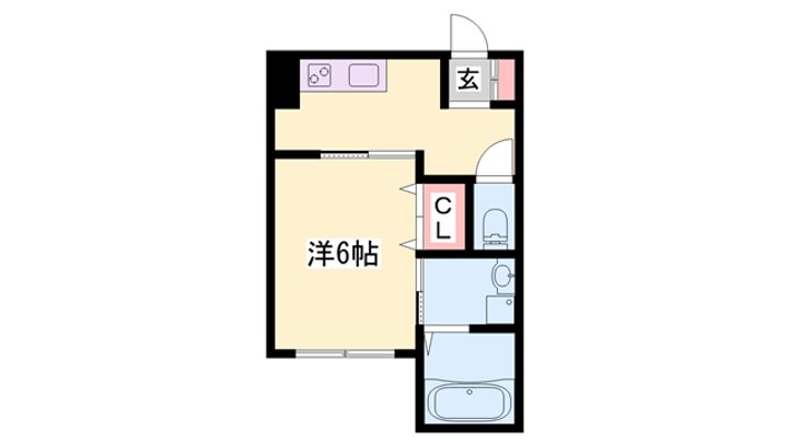 Sunrise三木2-Cの間取り
