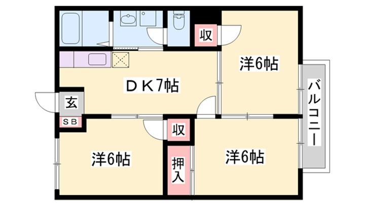 ハイツフォレストの間取り