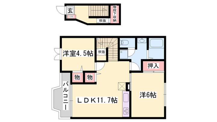 フレンドリー大野の間取り