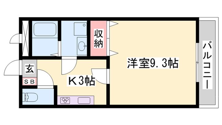セピア コンフォースの間取り
