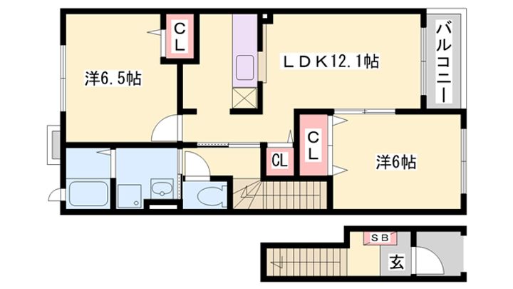 カーサ セレノの間取り
