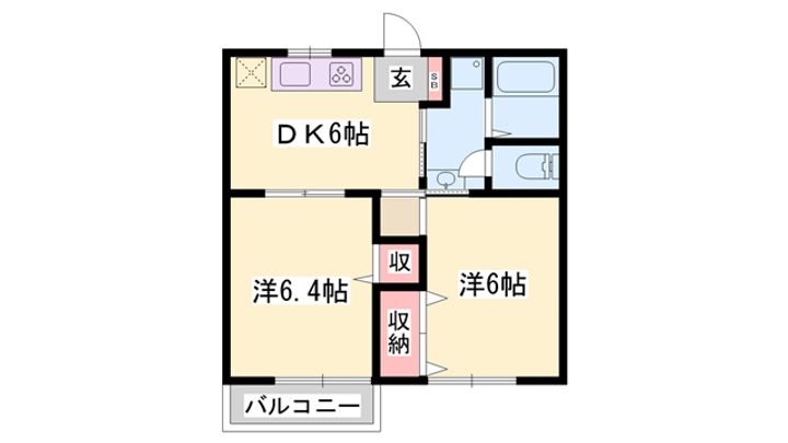 パークサイド1の間取り