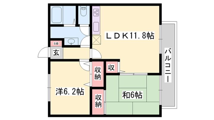 サンロワールの間取り