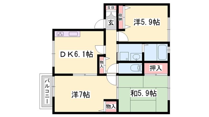 ディアス千尋の間取り