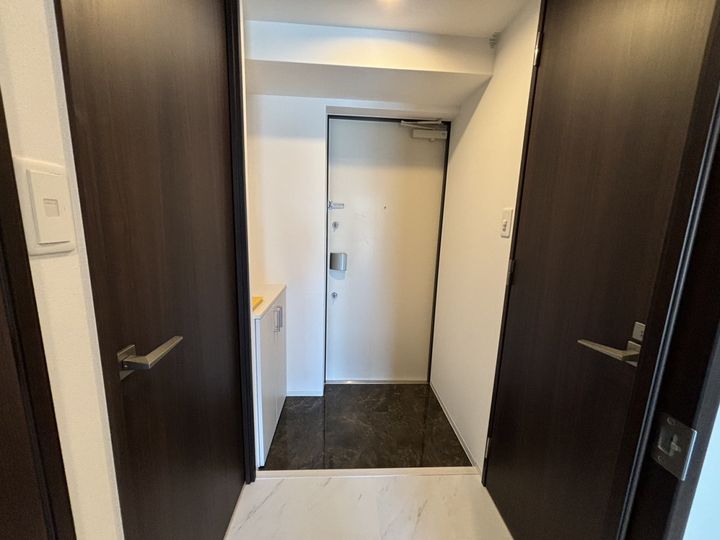 レジデンスh忍町の玄関