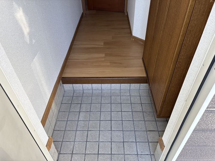 リバティさつきBの玄関