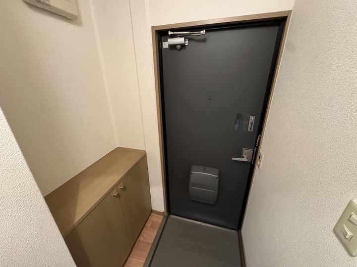 エクセル山崎202の玄関