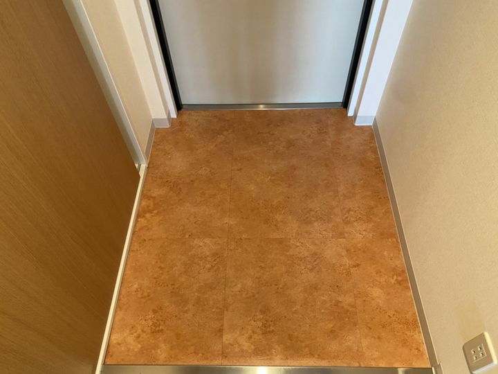 キャッスルコート西新町の玄関