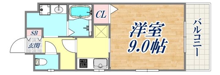 タカマツ神戸駅南通の間取り