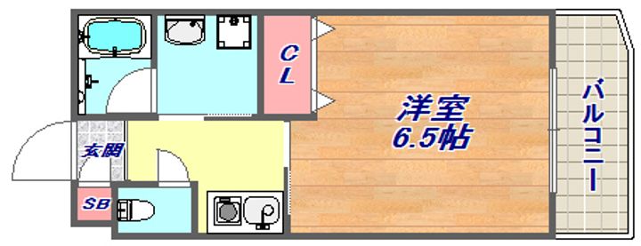 マイコート六甲1の間取り