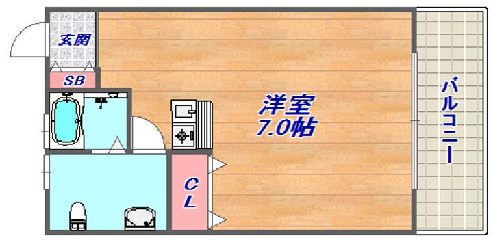 ワコーレ城内の間取り