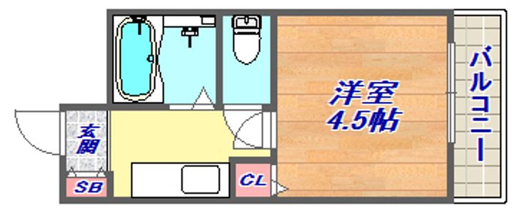 ビューライフ魚崎の間取り