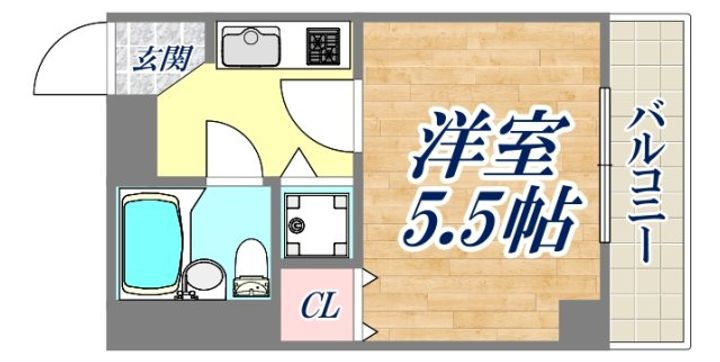 ダイアパレス神戸水木通の間取り