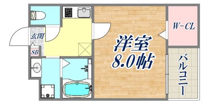 ワコーレヴィータ春日野道の間取り