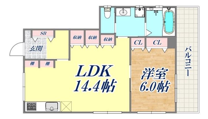 メゾンKNSの間取り