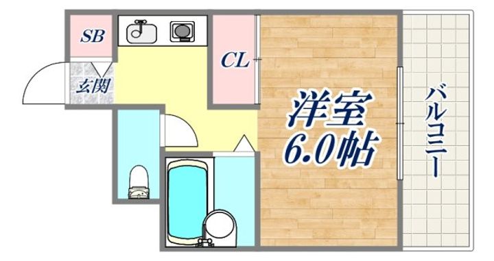 普茶マンションの間取り