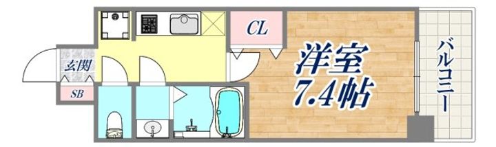 Cion KOBE WESTの間取り