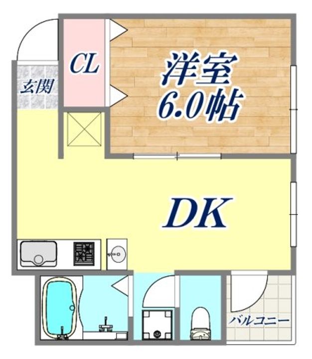 新芳地ビルの間取り