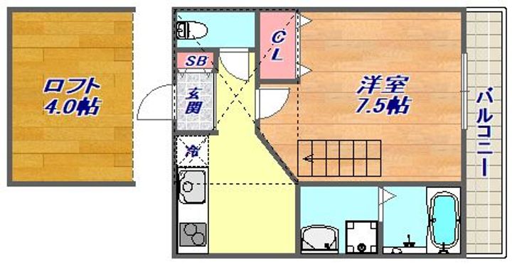 KTIレジデンス魚崎の間取り