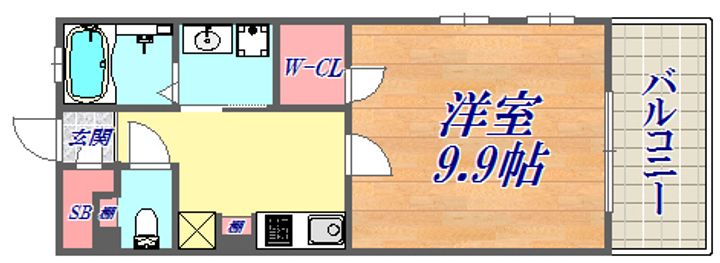 アーバンヴィレッジ兵庫エスタシオンの間取り