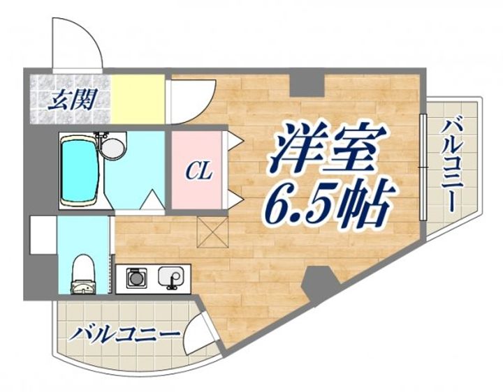 ヒルズ六甲の間取り