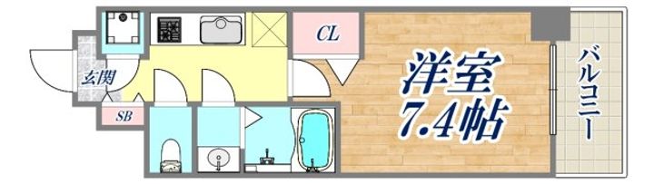 アドバンス神戸セラフィムの間取り