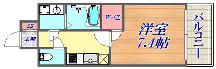 ワールドアイ神戸ハーバーランドの間取り