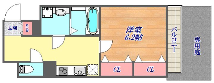 マリス神戸の間取り