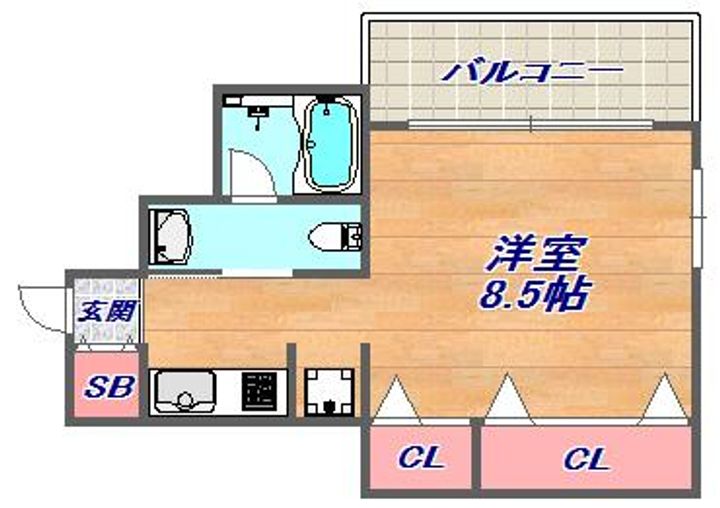 ワコーレヴィータ深江本町の間取り