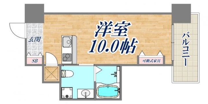 ロイスグラン神戸湊川公園の間取り