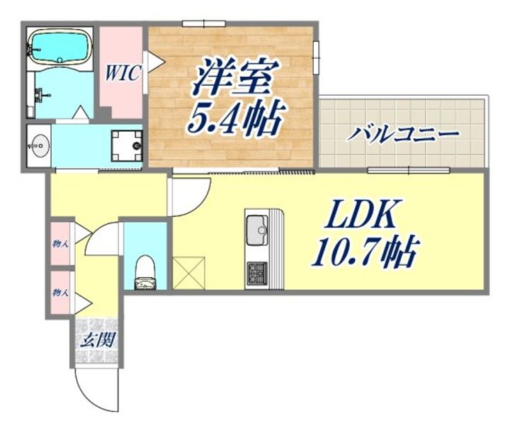 バレンティアの間取り