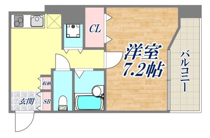 メゾン・ド・ヴィレ須磨潮見坂の間取り