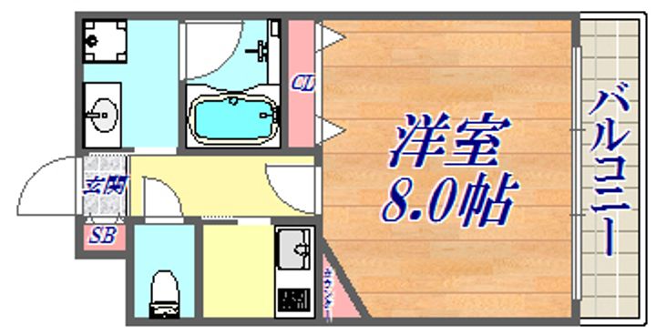 コンフォート・トーユーの間取り