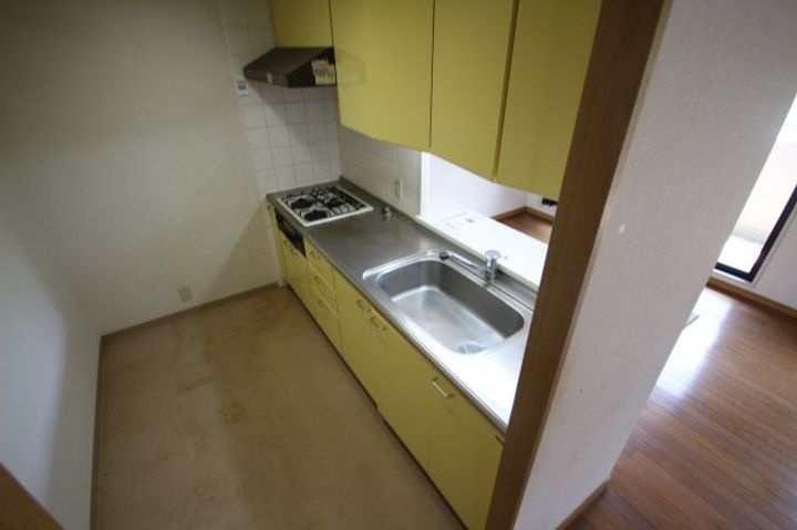 アマビリタアパートメント101のキッチン