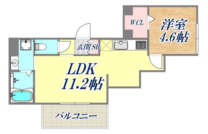 アンベリールの間取り