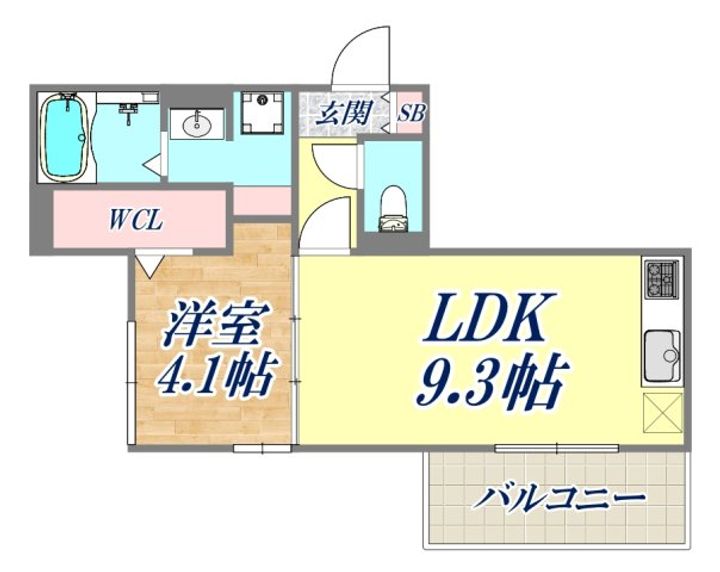 アンベリールの間取り