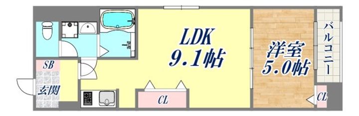 グランヴィル芦屋西の間取り