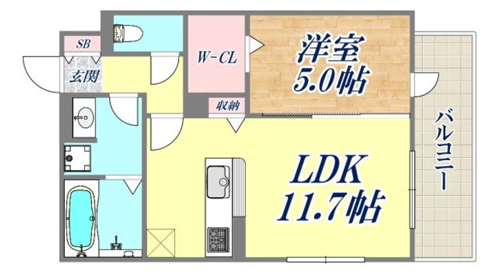 Euphoria籠池通の間取り