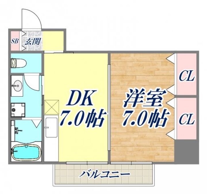 ディアス親和の間取り
