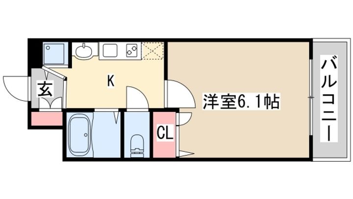 プレサンス神戸プレシャスの間取り