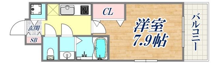 ラグゼ神戸WESTの間取り