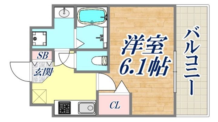 神戸国香通futurの間取り