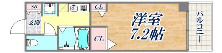 アパ北町の間取り